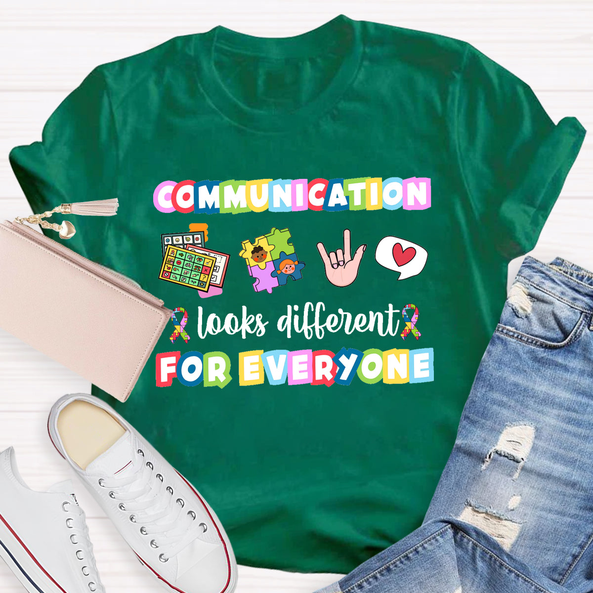 Communication Looks Different For Everyone T-Shirt