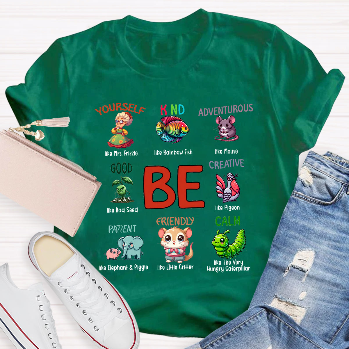 Be Kind Be Yourself I Still Read Children's Books T-Shirt