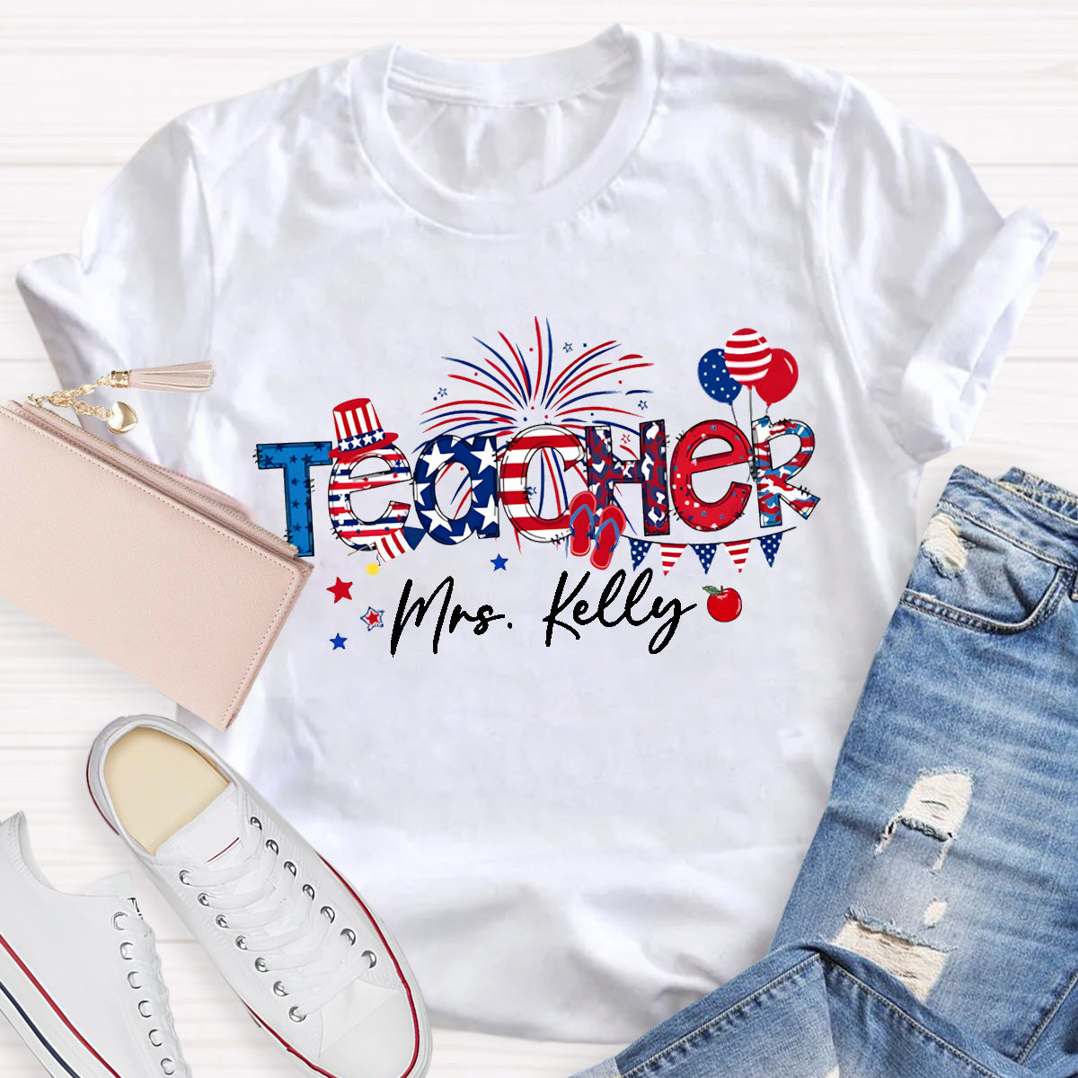 Personalized Name 4th Of July America History T-Shirt