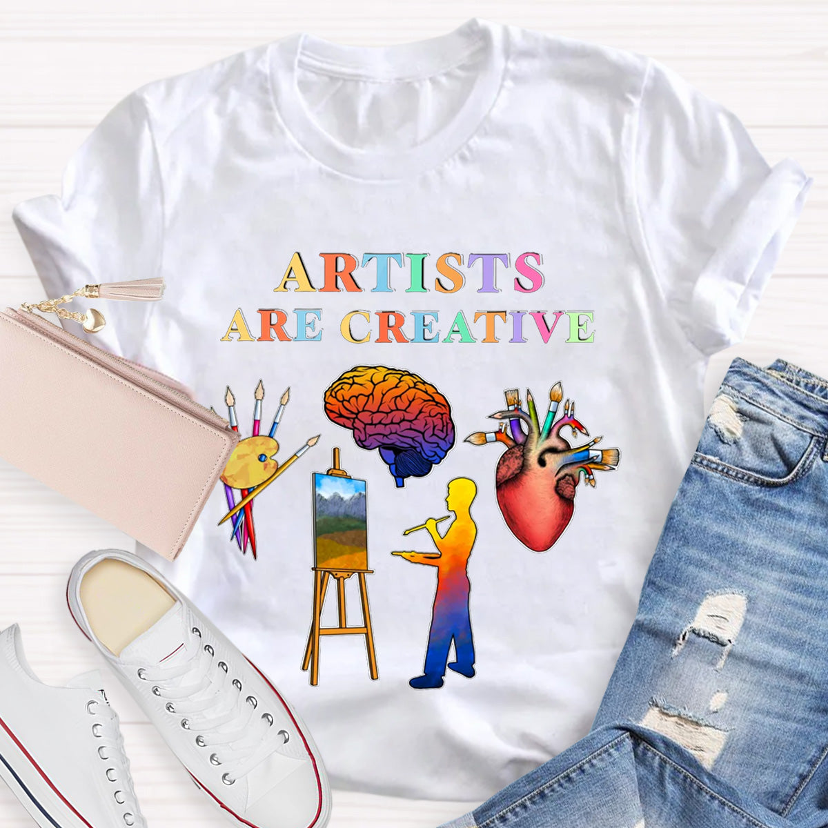 Artists Are Creative Art Teacher T-Shirt