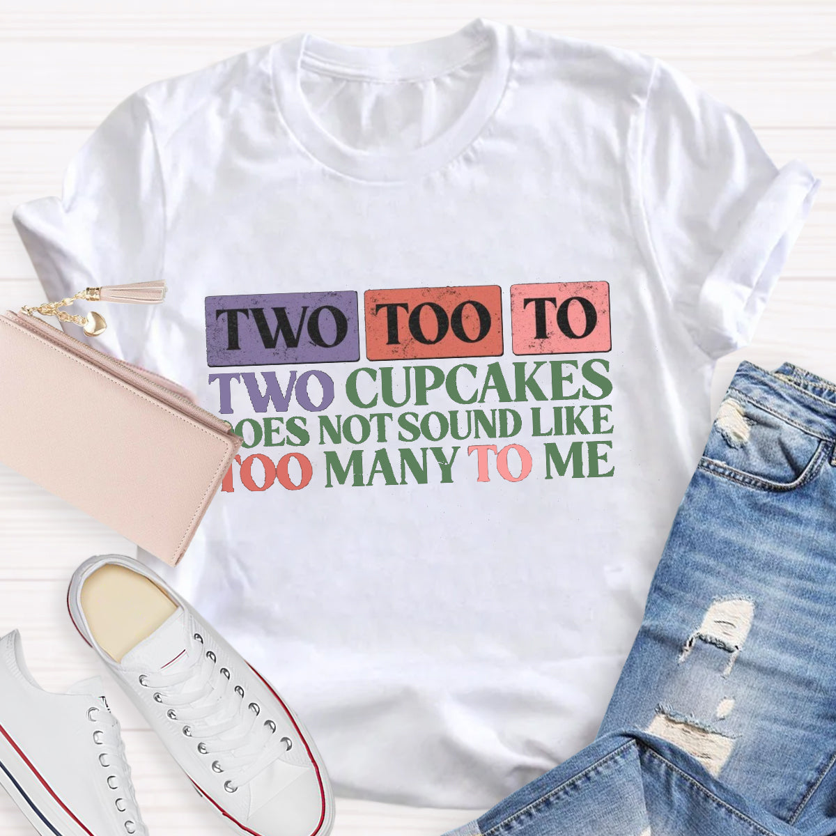 Two Too To Grammar English Teacher T-Shirt