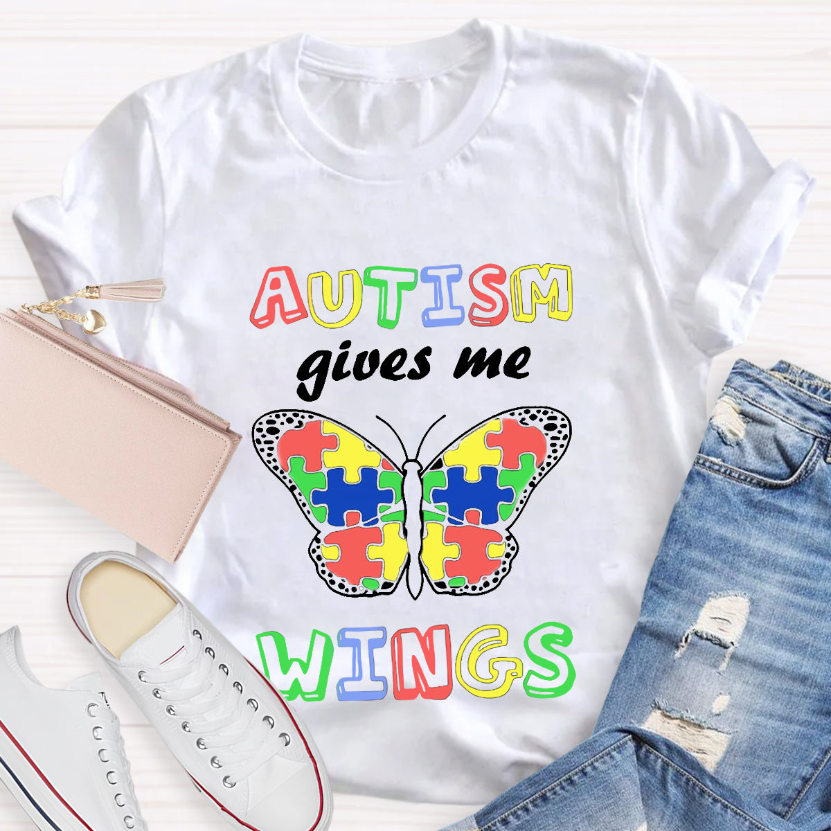 Autism Gives Me Wings T-Shirt