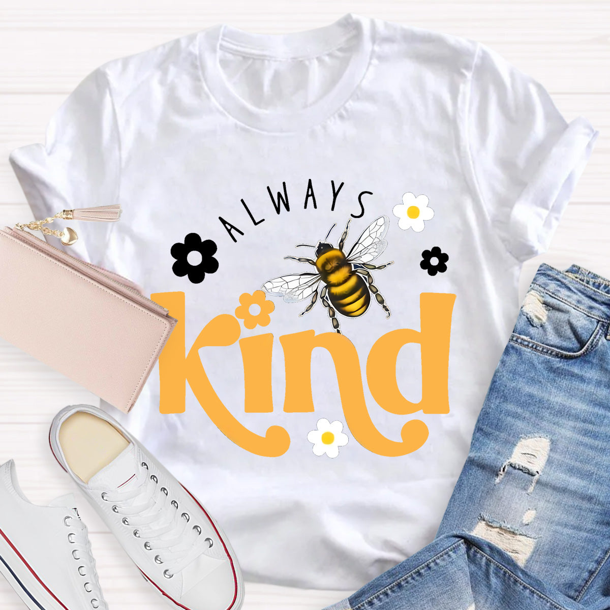 Always Bee Kind Floral T-Shirt