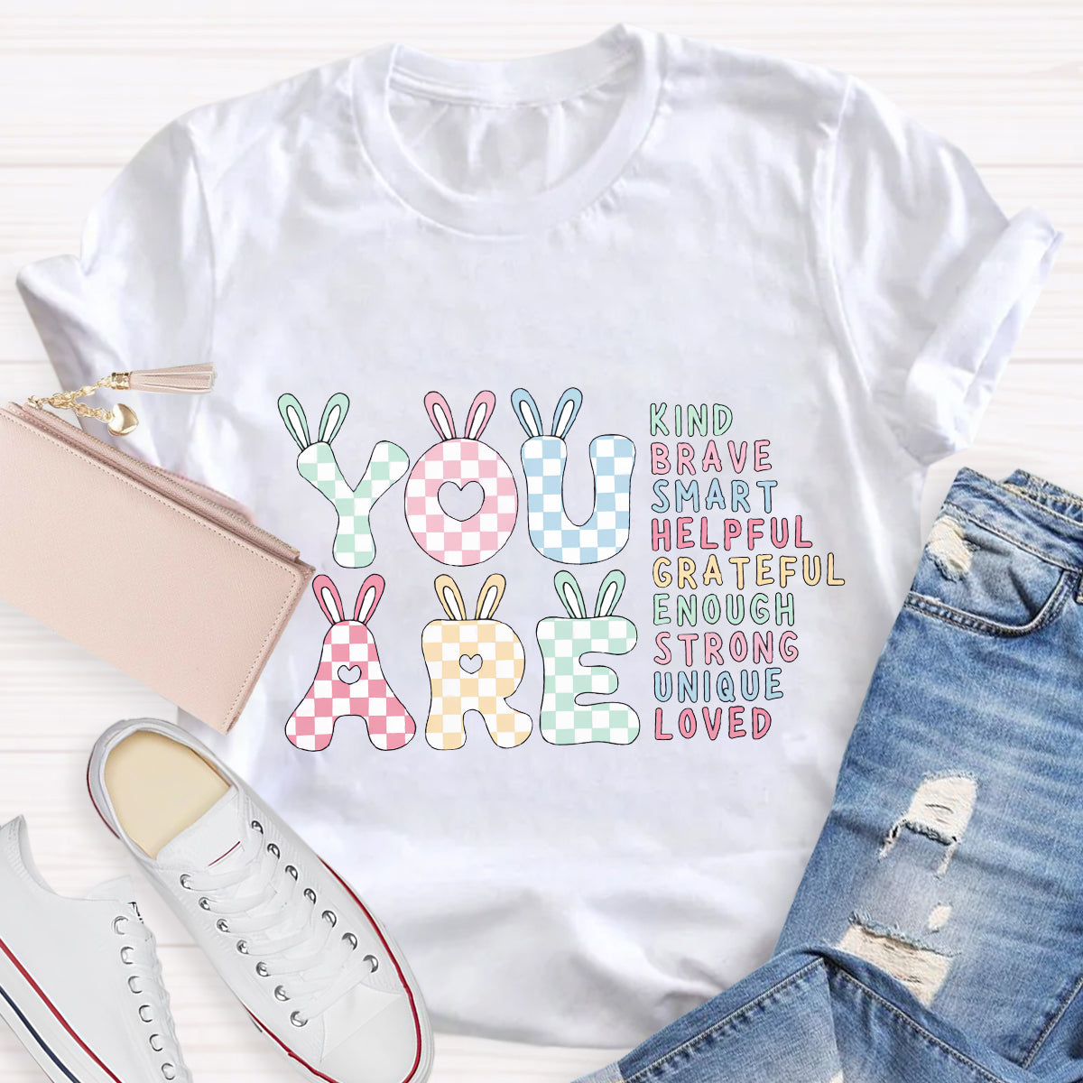 Easter You Are Kind Smart Teacher T-Shirt