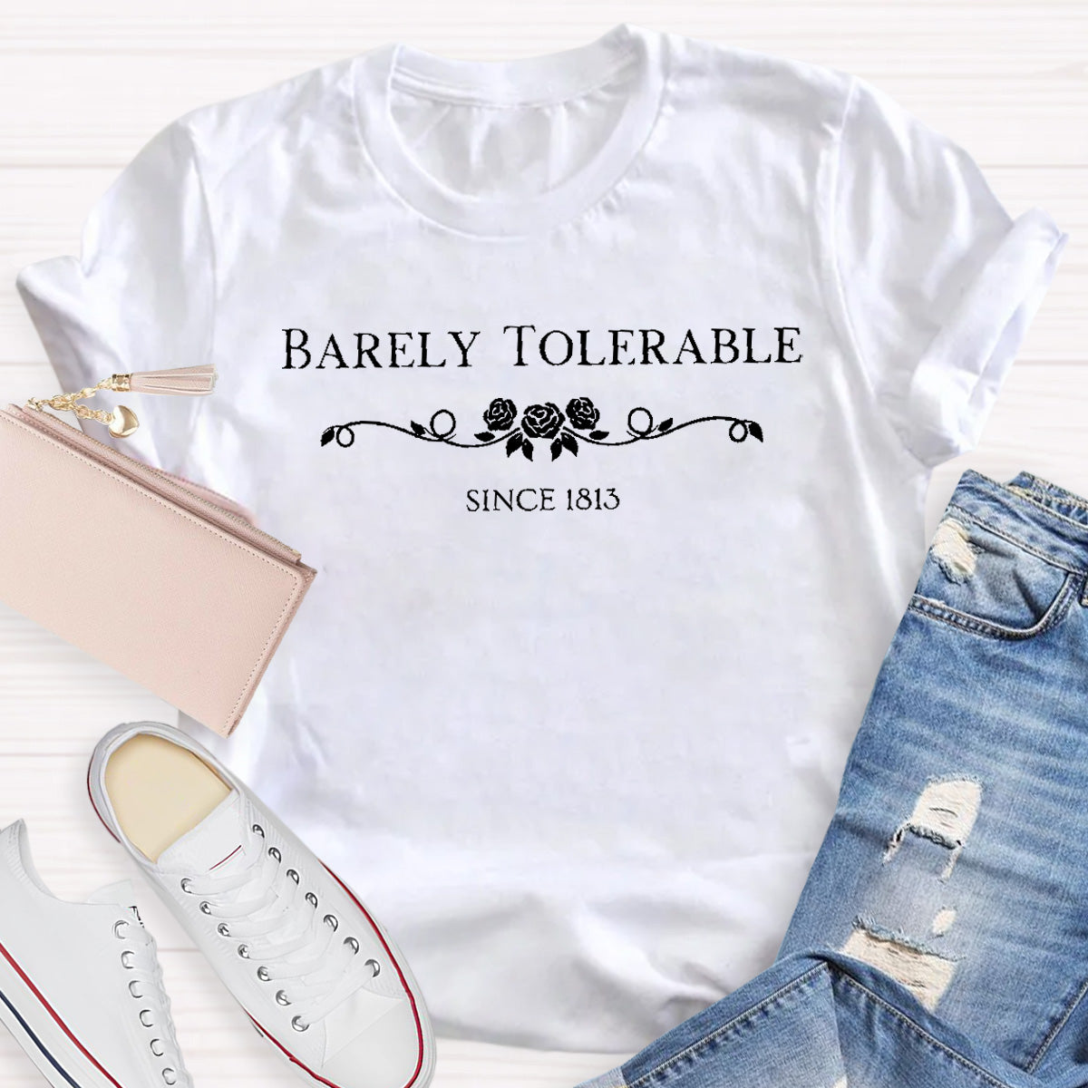 Barely Tolerable Teacher T-Shirt