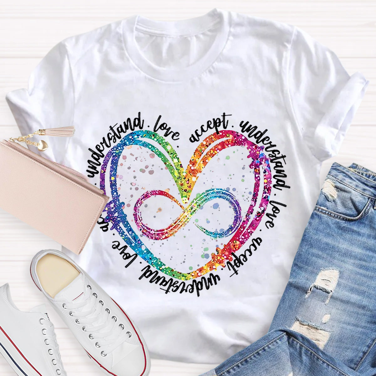 Understand Love Accept Teacher T-Shirt