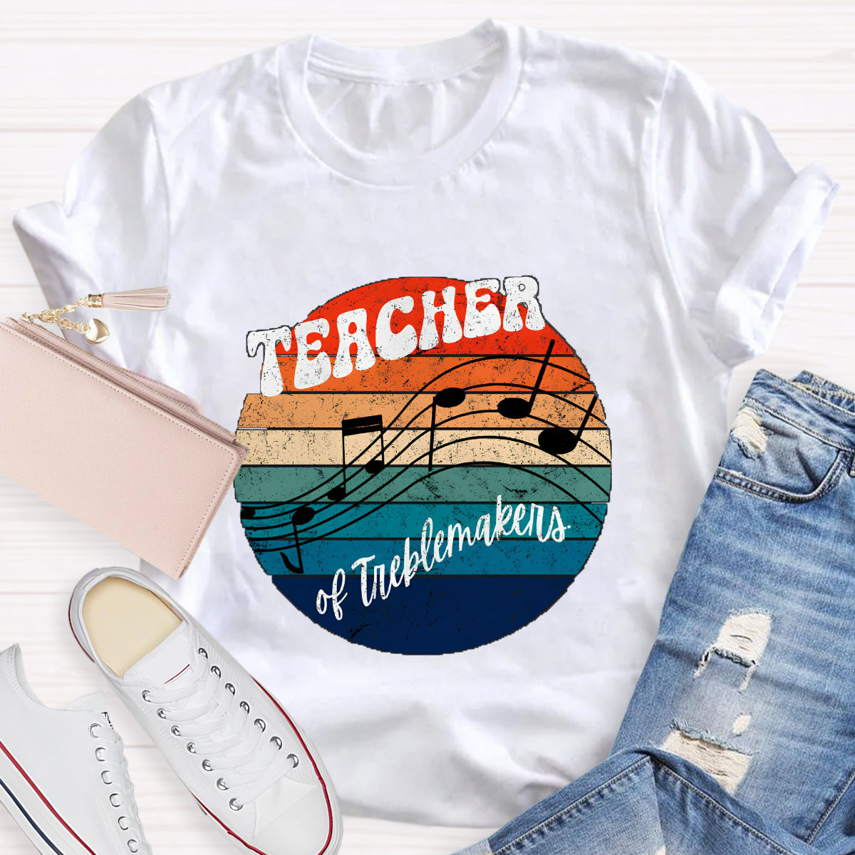 Teacher Black Note Teacher T-Shirt