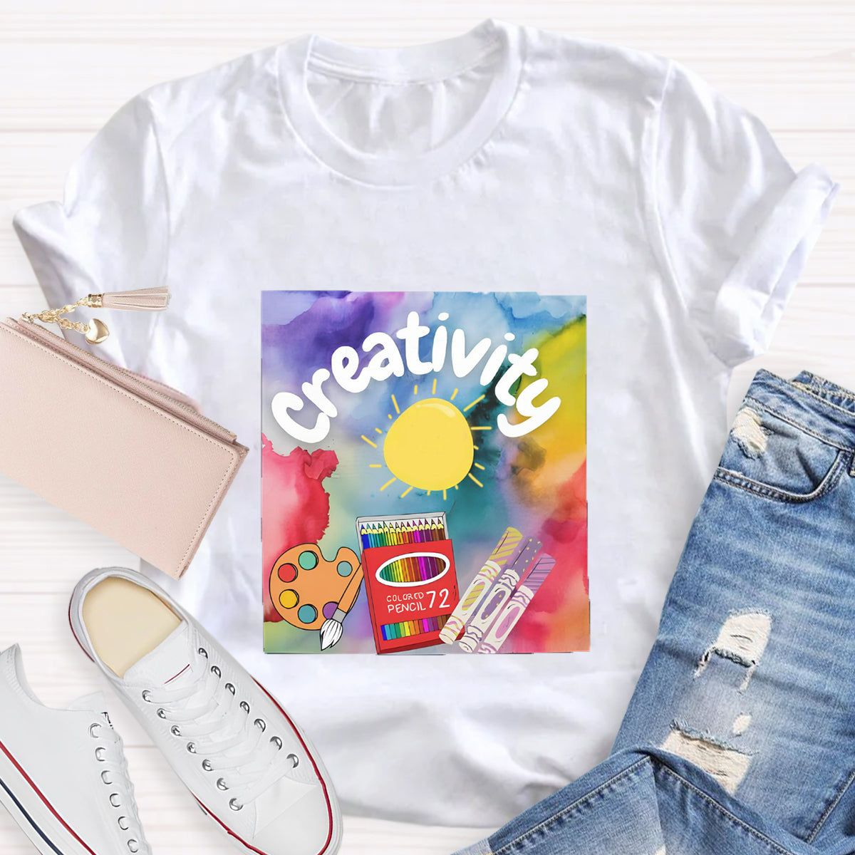 Be Creativity Art Teacher T-Shirt