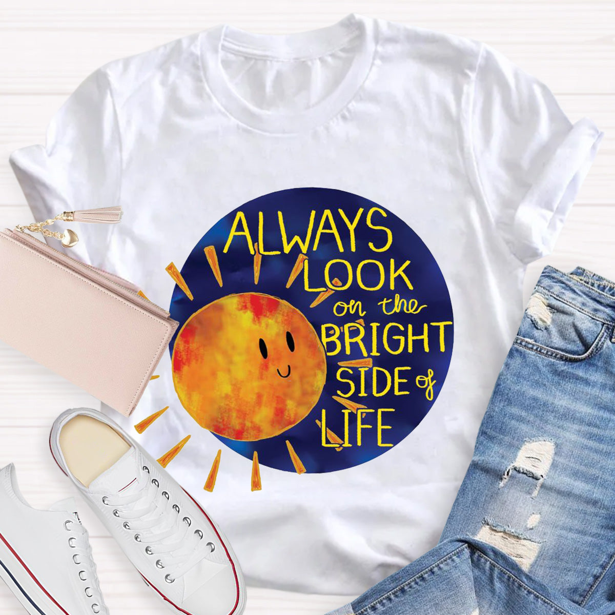 Always Look On The Bright Side Of Life Teacher T-Shirt