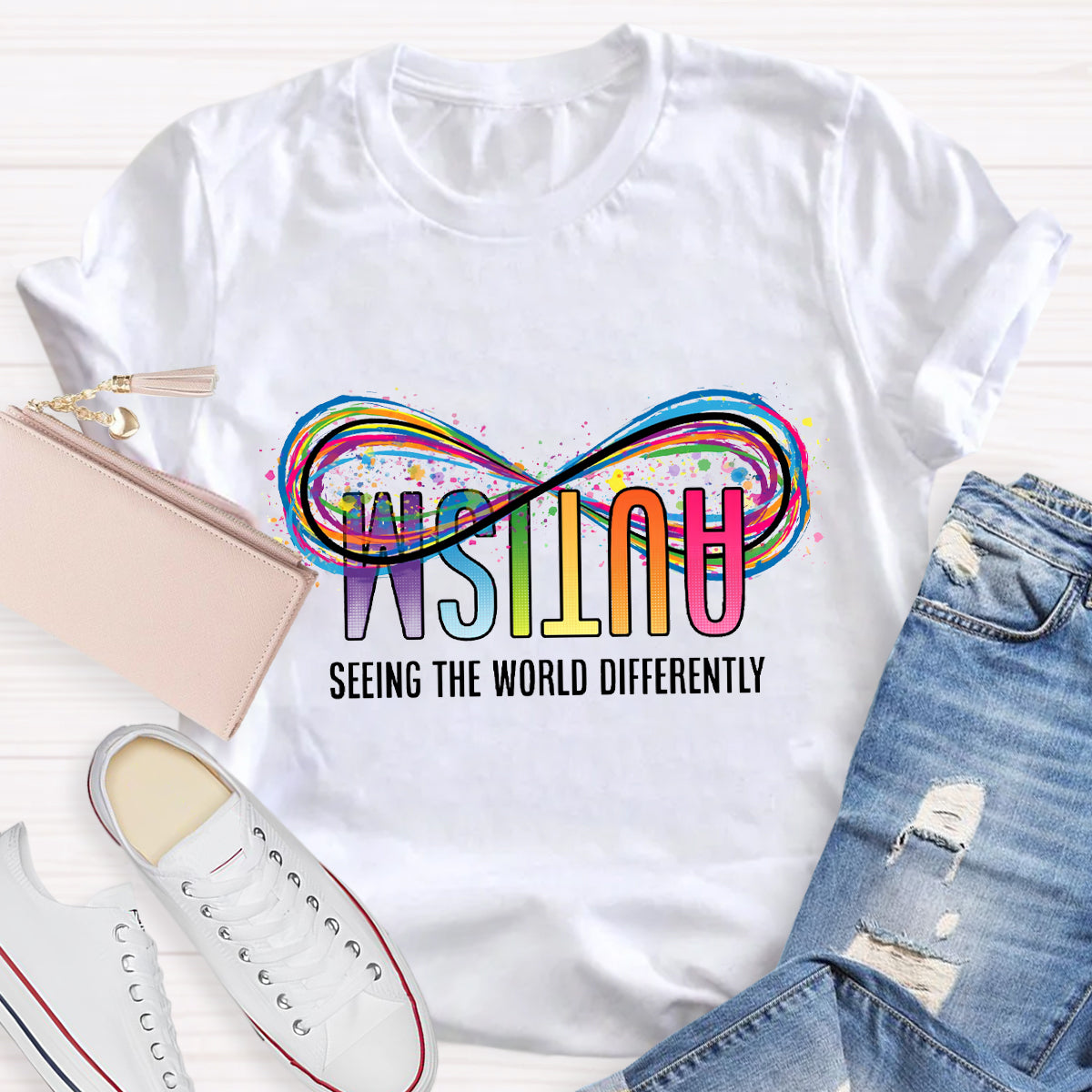Seeing The World Differently Infinity Symbol T-Shirt