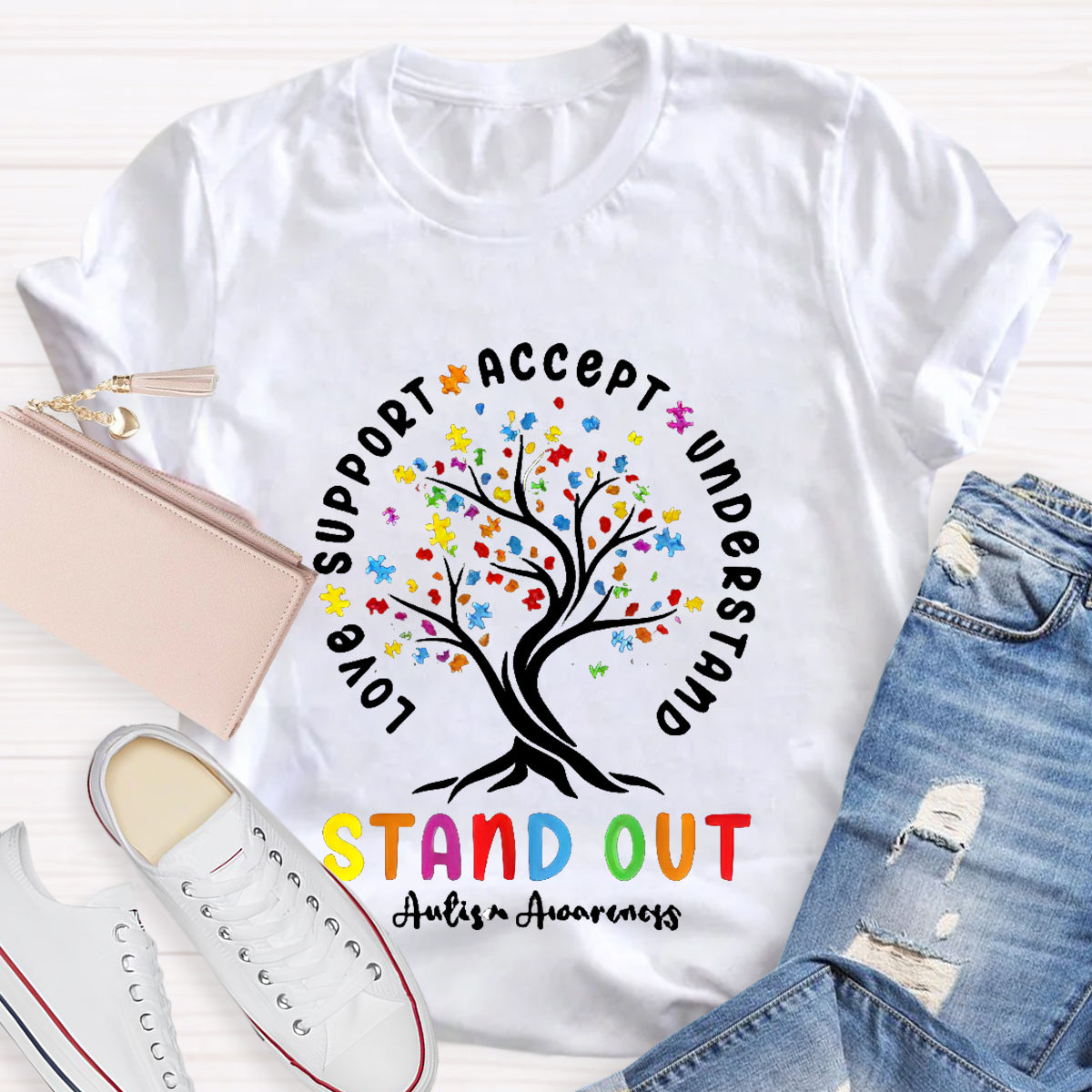 Love And Support Teacher T-Shirt