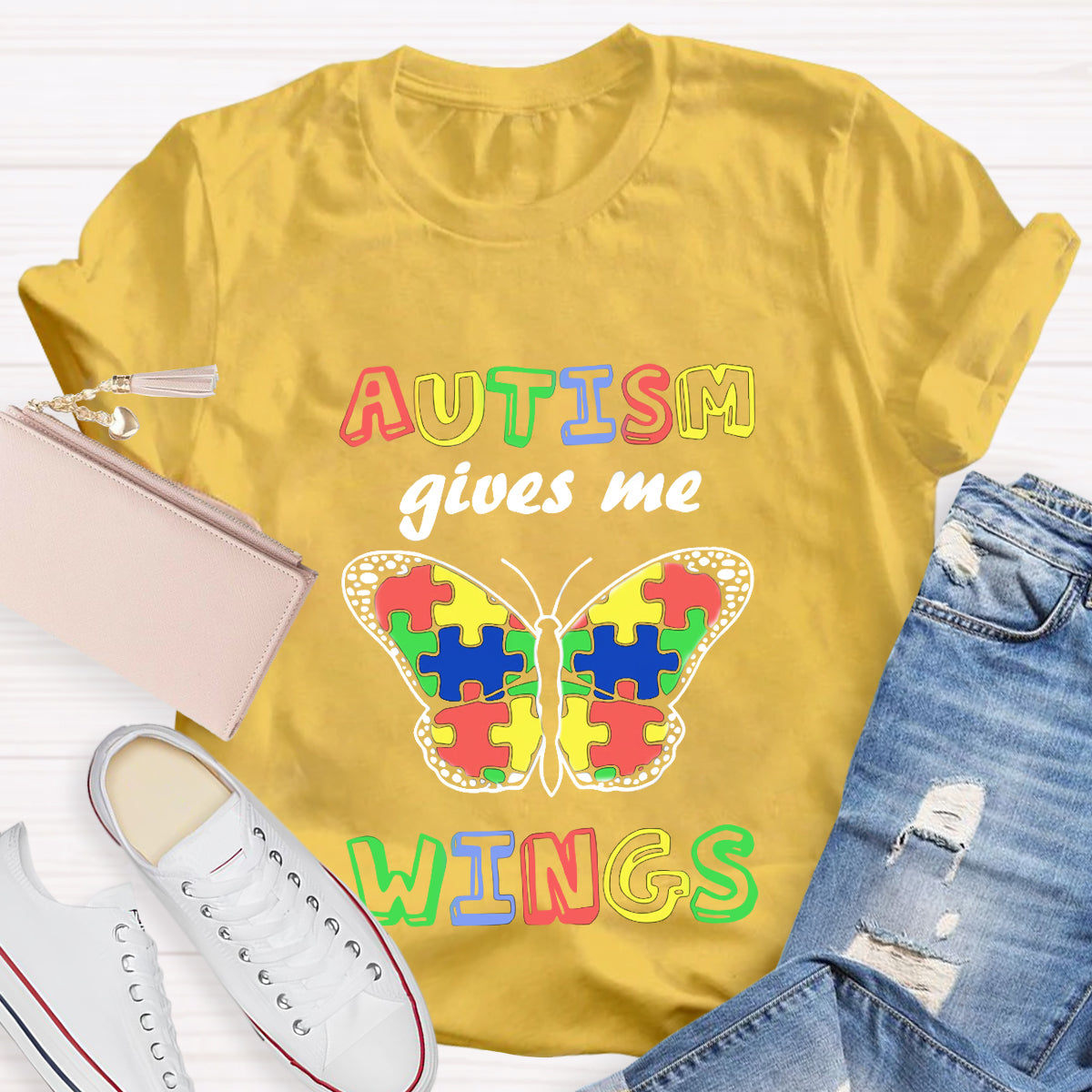 Autism Gives Me Wings T-Shirt