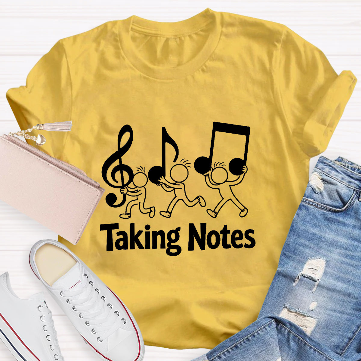 Taking Notes Music Teacher T-Shirt