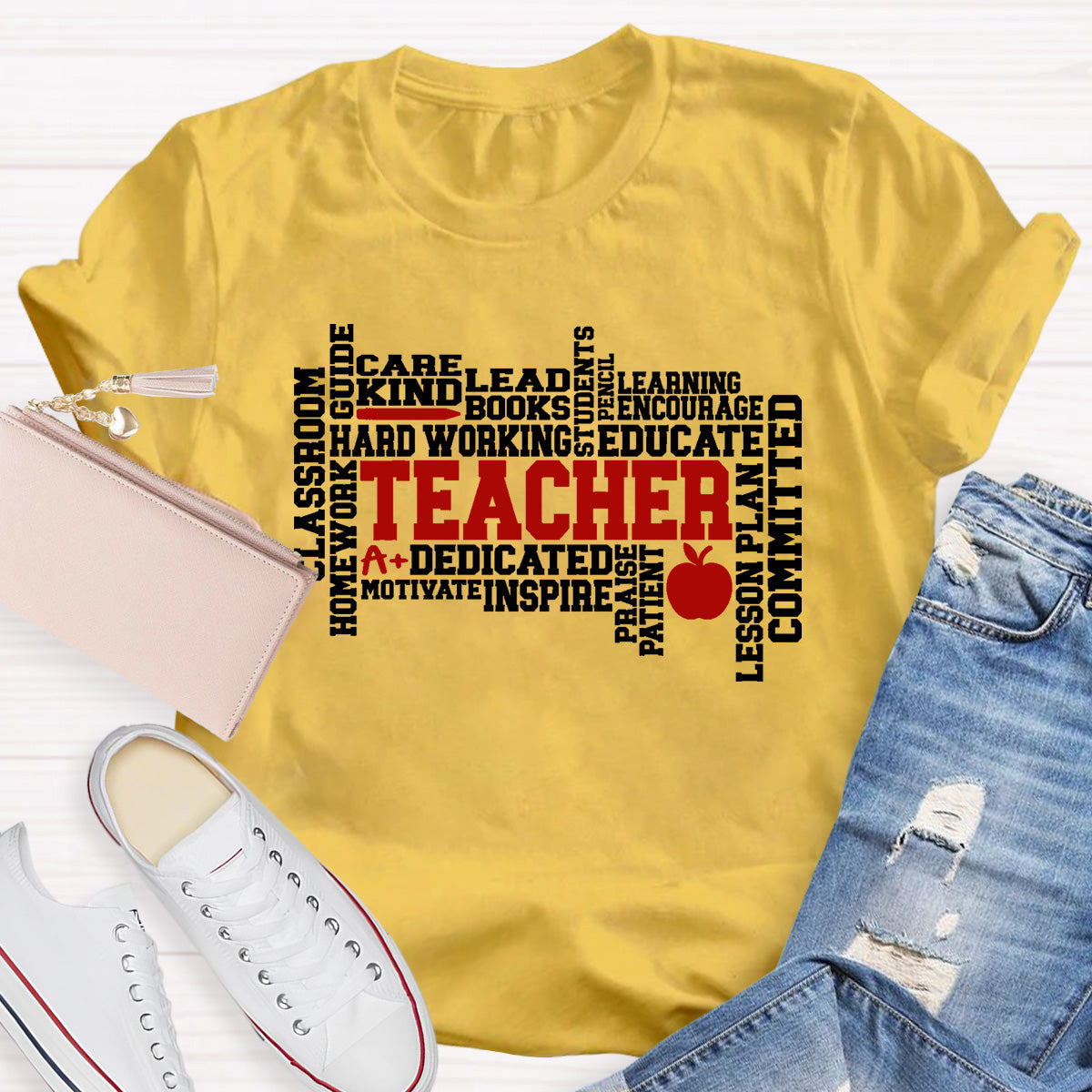 Teacher Definition Committed Encourage T-Shirt