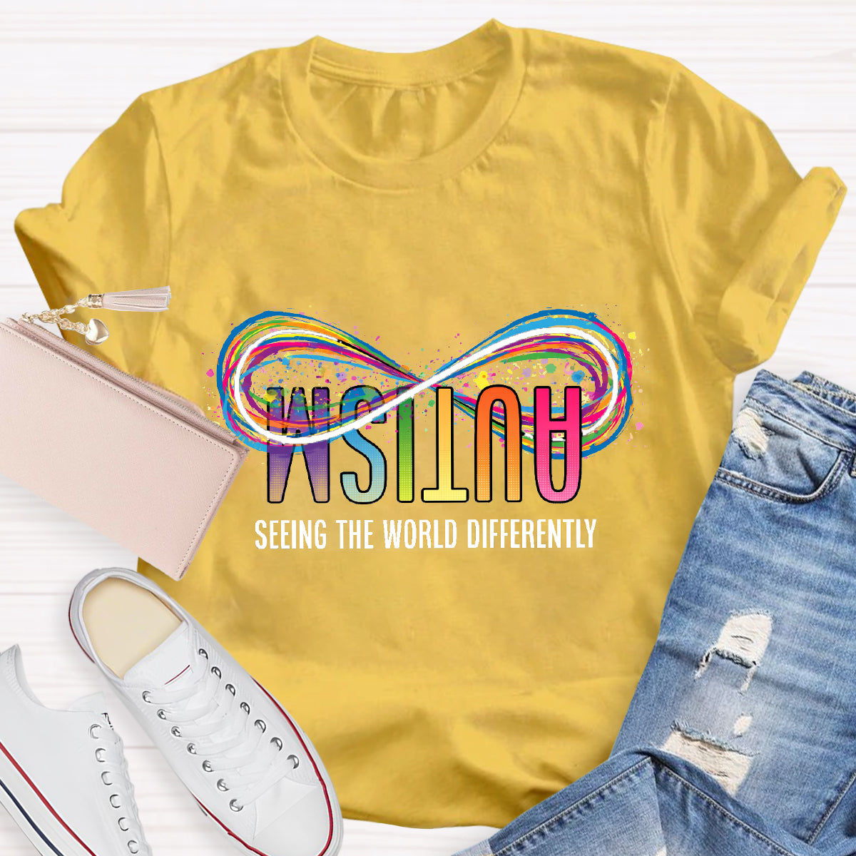 Seeing The World Differently Infinity Symbol T-Shirt