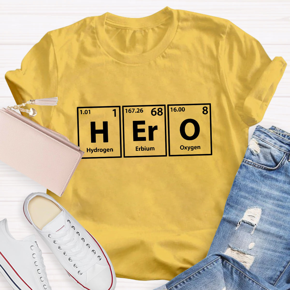 Hero Periodic Table Teacher T-Shirt
