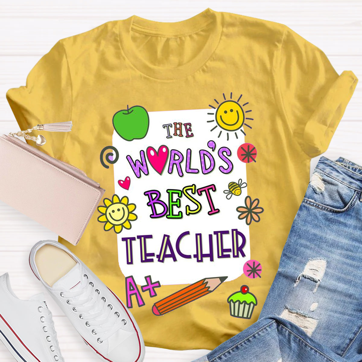 The Word's Best Teacher T-Shirt