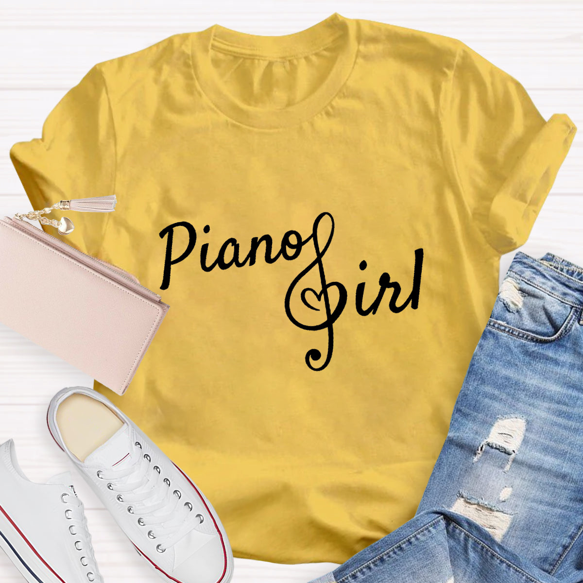 Piano Girl Teacher T-Shirt