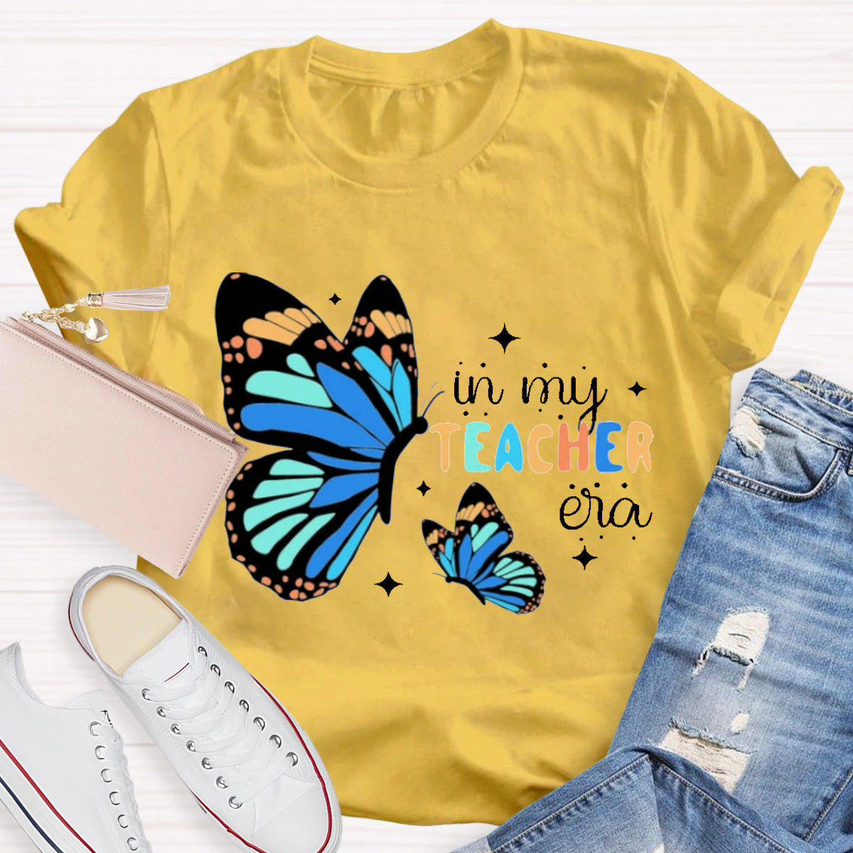 In My Teacher Era Butterfly T-Shirt