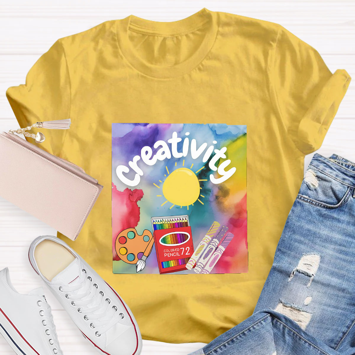 Be Creativity Art Teacher T-Shirt