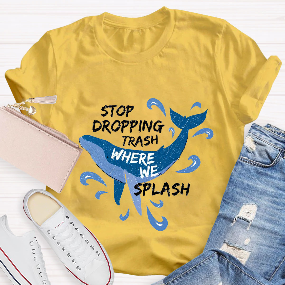 Stop Dropping Trash Into The Splash T-Shirt