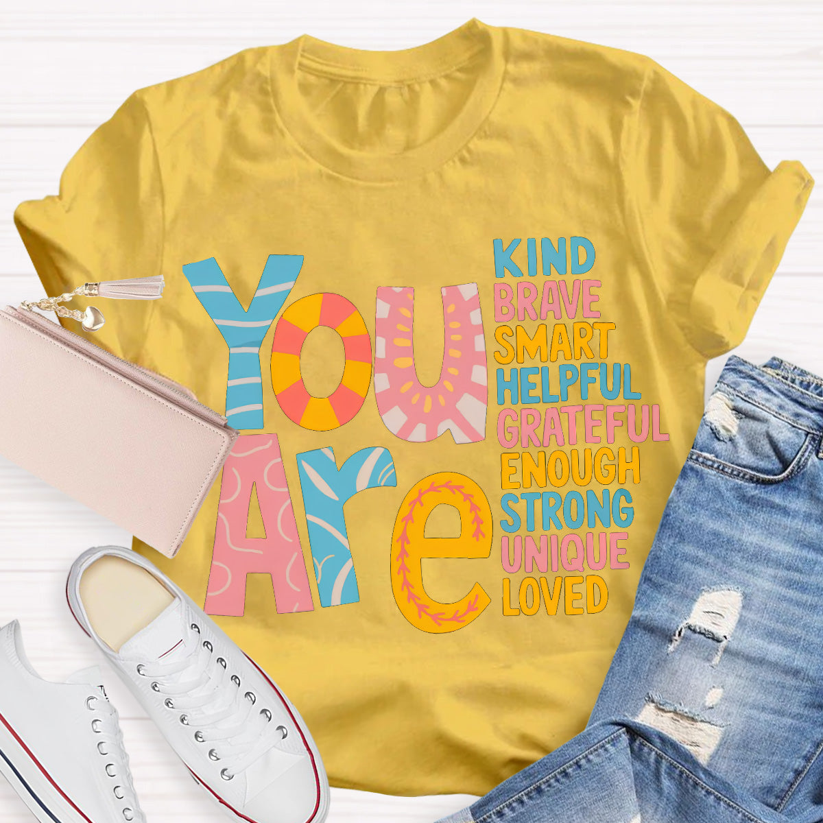 You Are Unique Strong Teacher T-Shirt