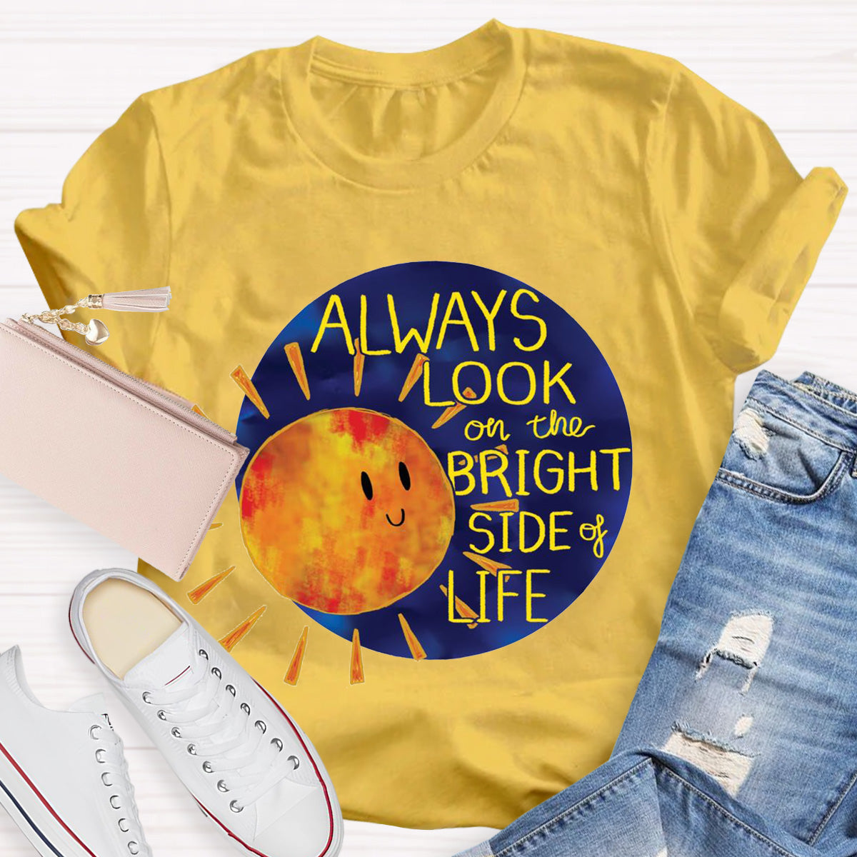 Always Look On The Bright Side Of Life Teacher T-Shirt