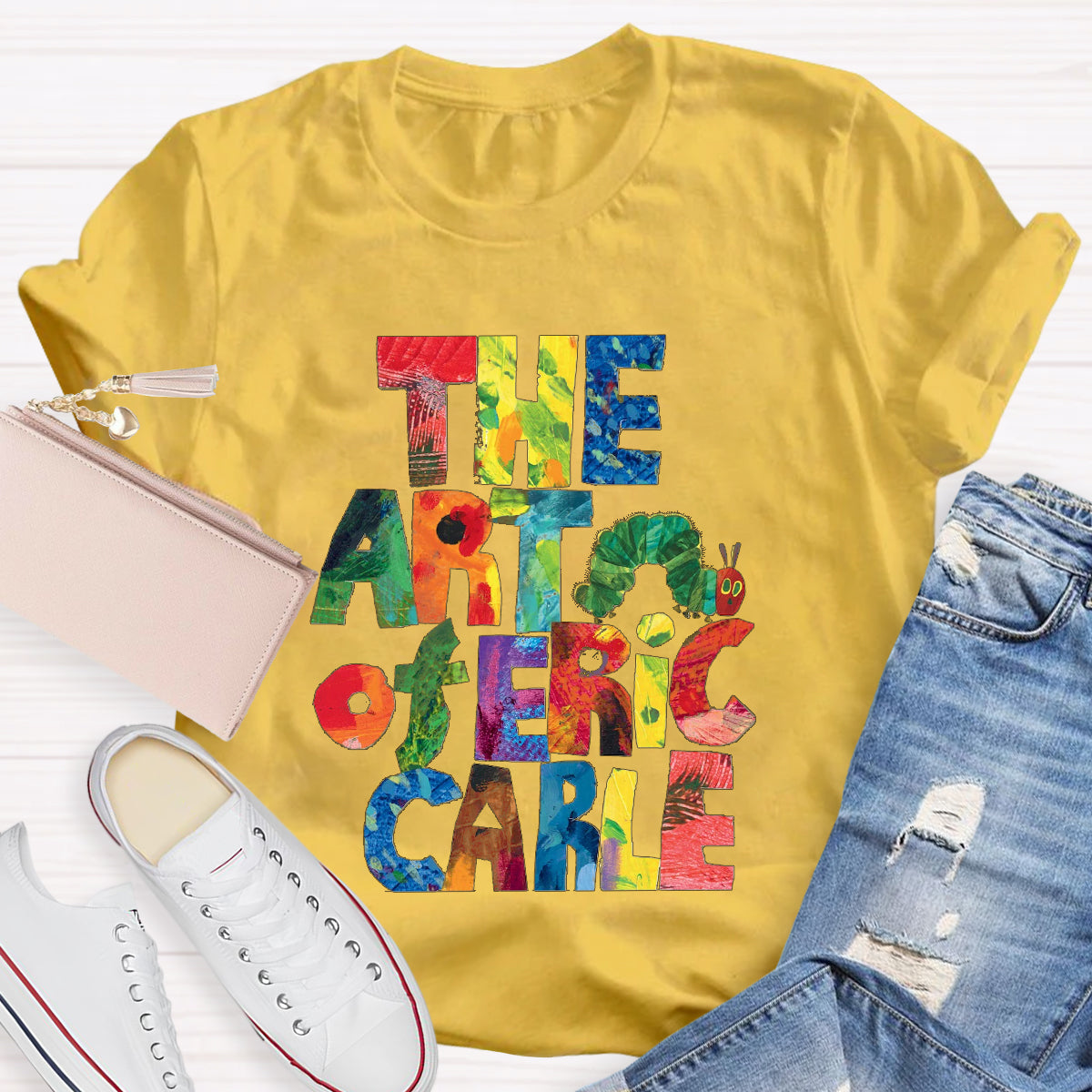 The Art Of Eric Carle Teacher Shirt