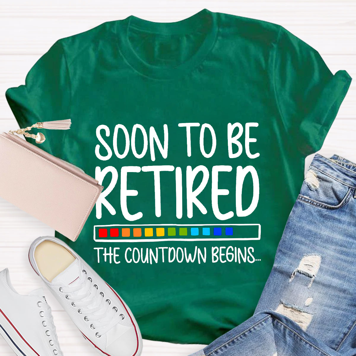 Soon To Be Retired The Countdown Begins Retirement T-Shirt