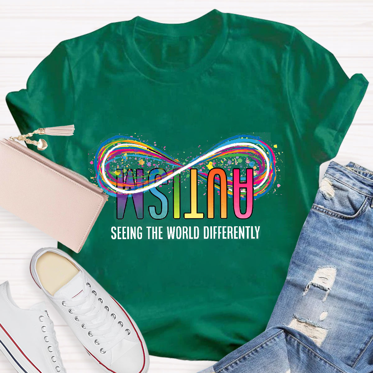 Seeing The World Differently Infinity Symbol T-Shirt