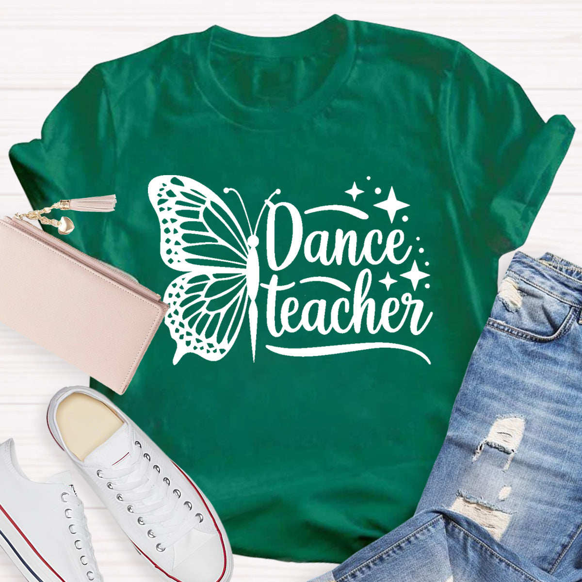 Dance Teacher Butterfly Teacher T-Shirt