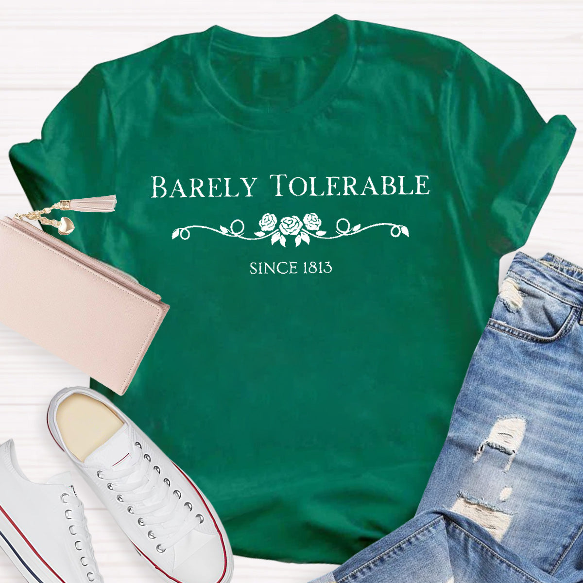 Barely Tolerable Teacher T-Shirt