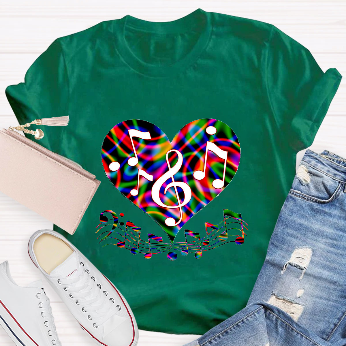 Music Makes My Heart Happy T-Shirt