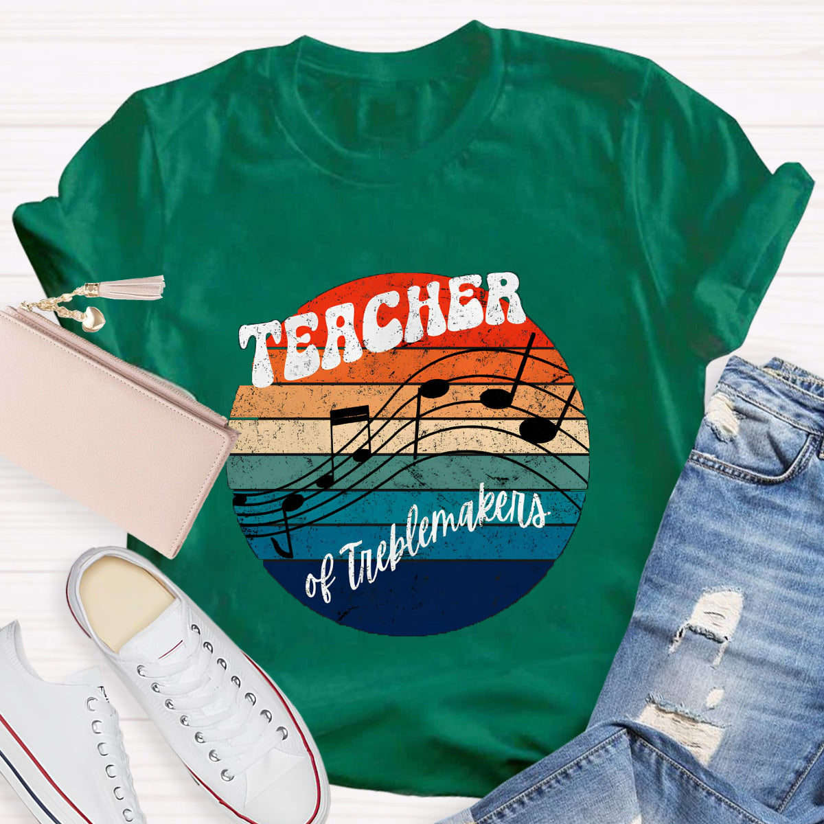 Teacher Black Note Teacher T-Shirt