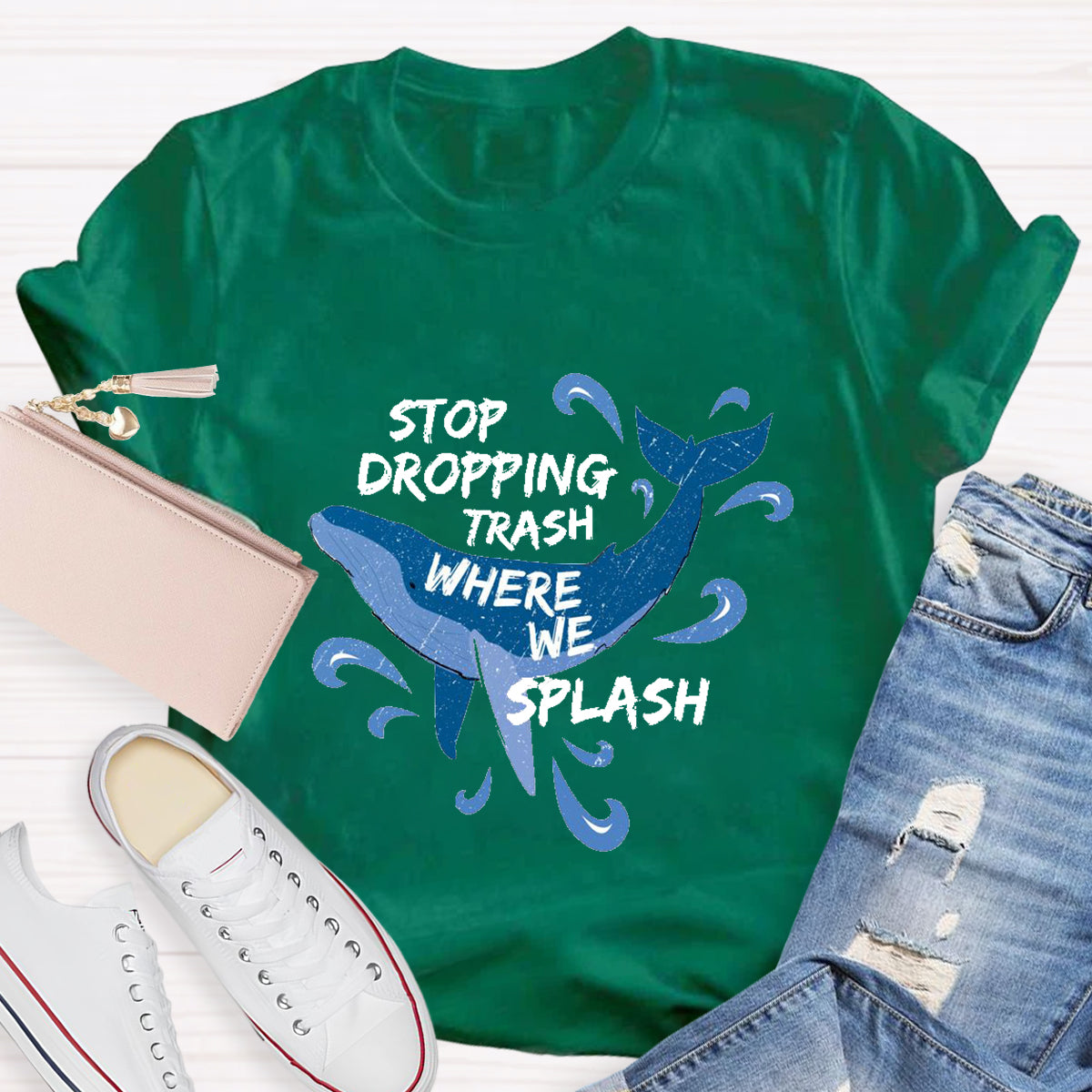 Stop Dropping Trash Into The Splash T-Shirt