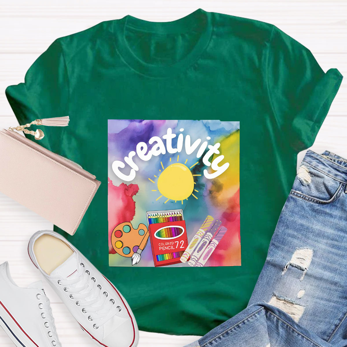Be Creativity Art Teacher T-Shirt