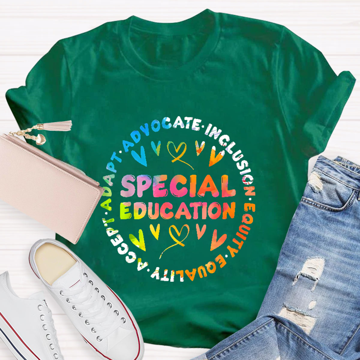 Special Education Teacher Adapt Advocate T-Shirt