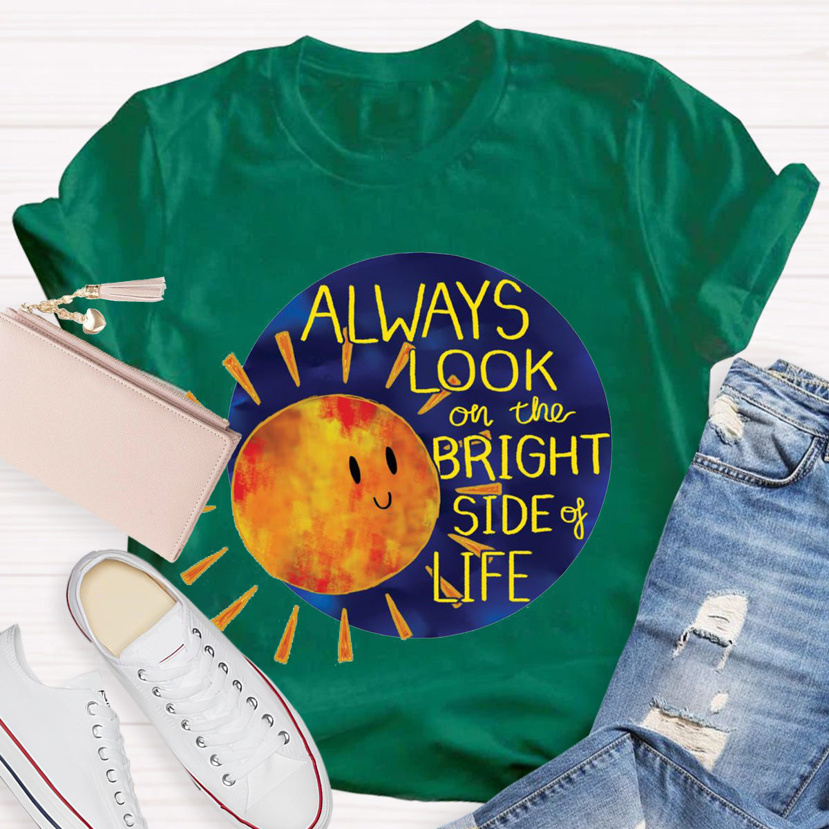 Always Look On The Bright Side Of Life Teacher T-Shirt