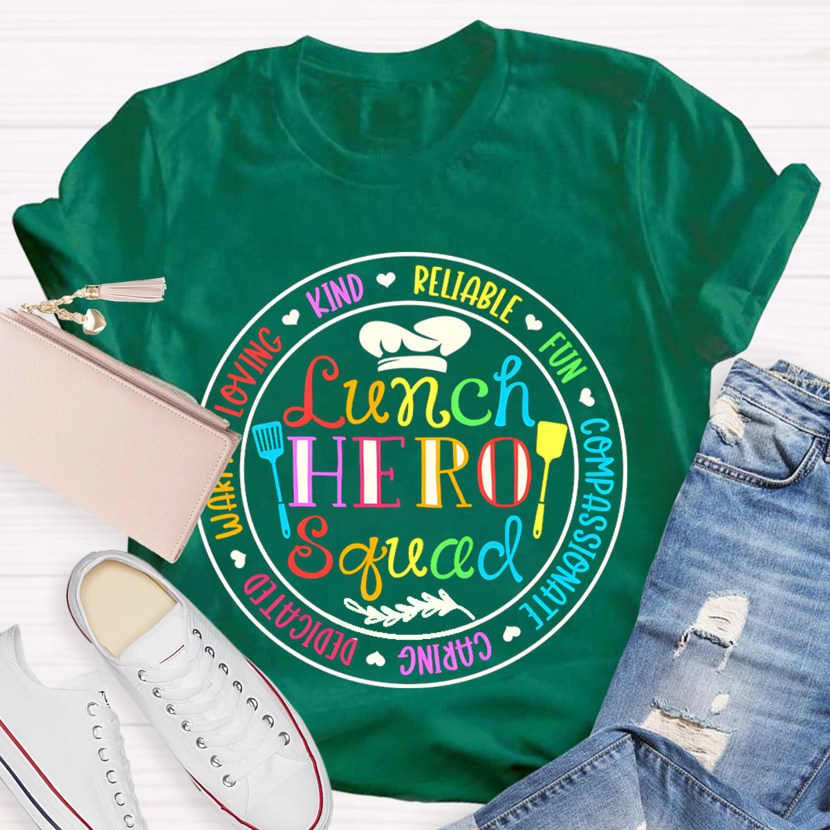 Lunch Hero Squad Warm Loving Kind T-Shirt
