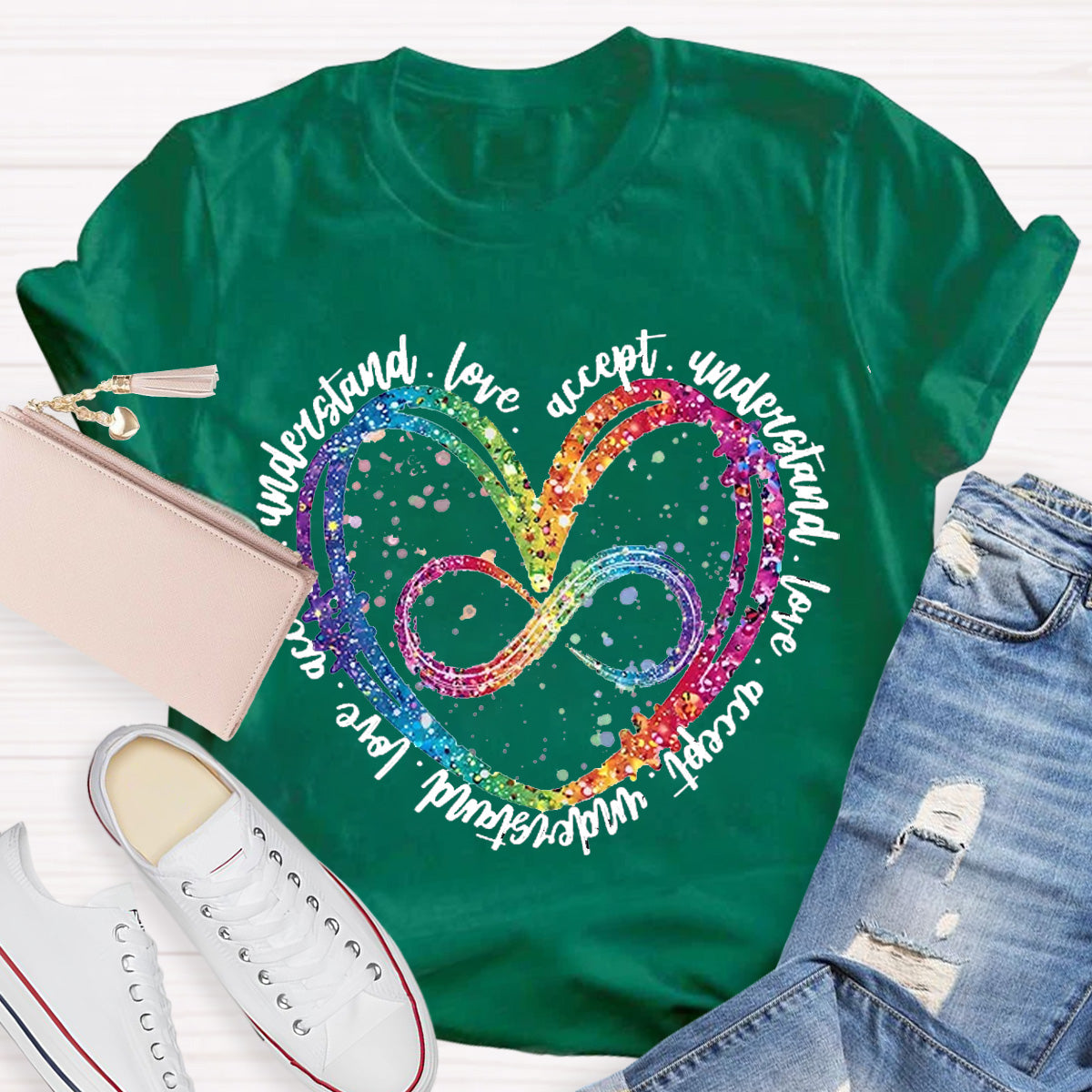 Understand Love Accept Teacher T-Shirt