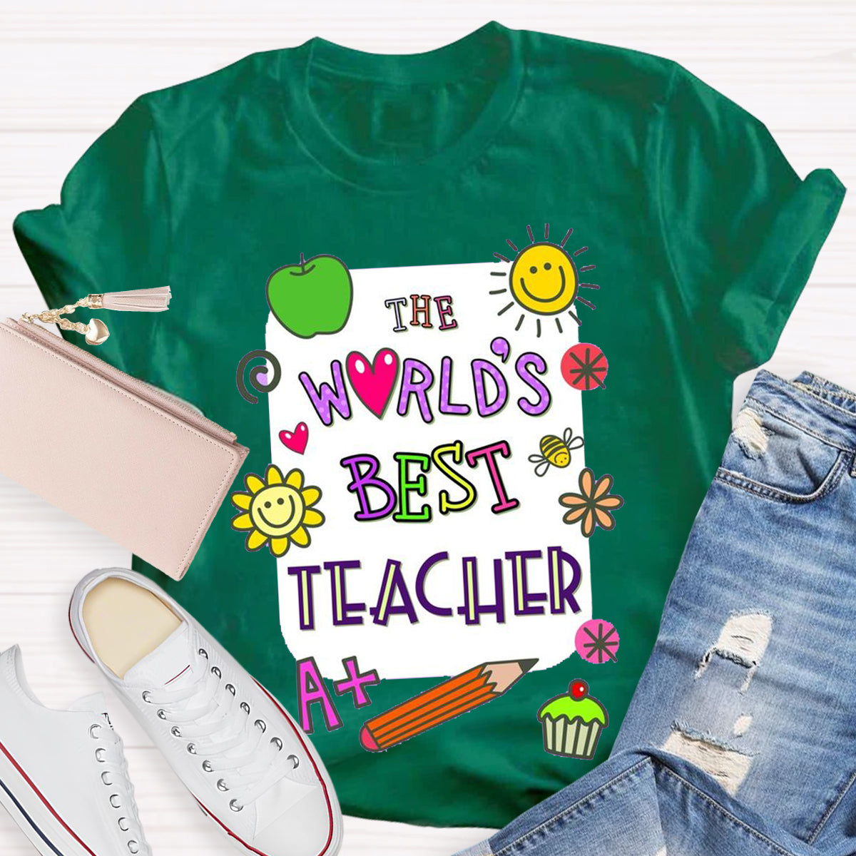 The Word's Best Teacher T-Shirt