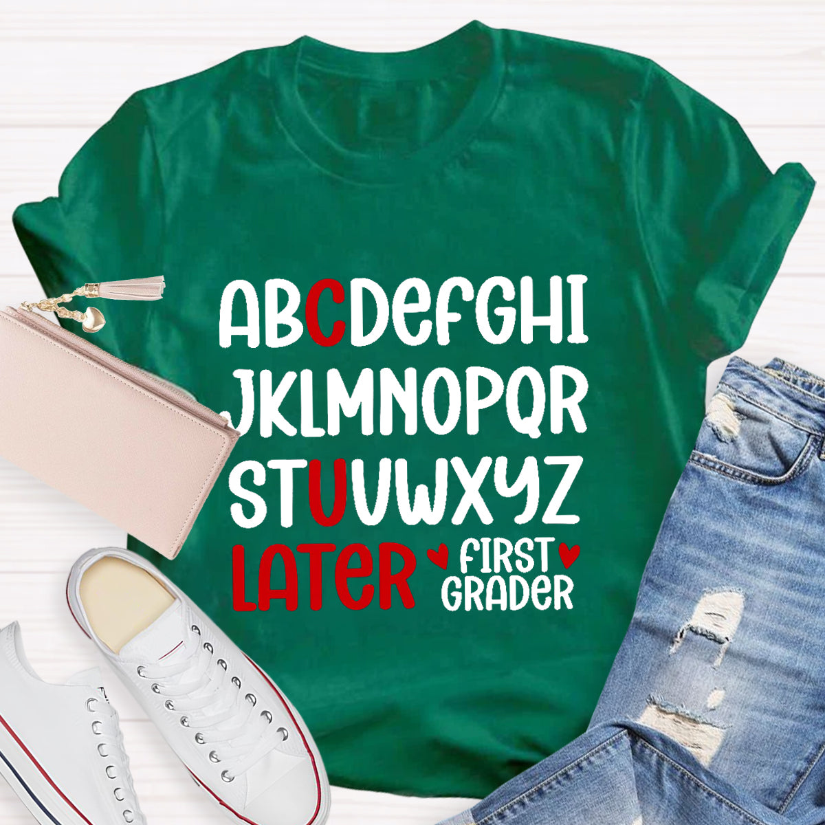 Personalized Grade See You Later Teacher T-Shirt