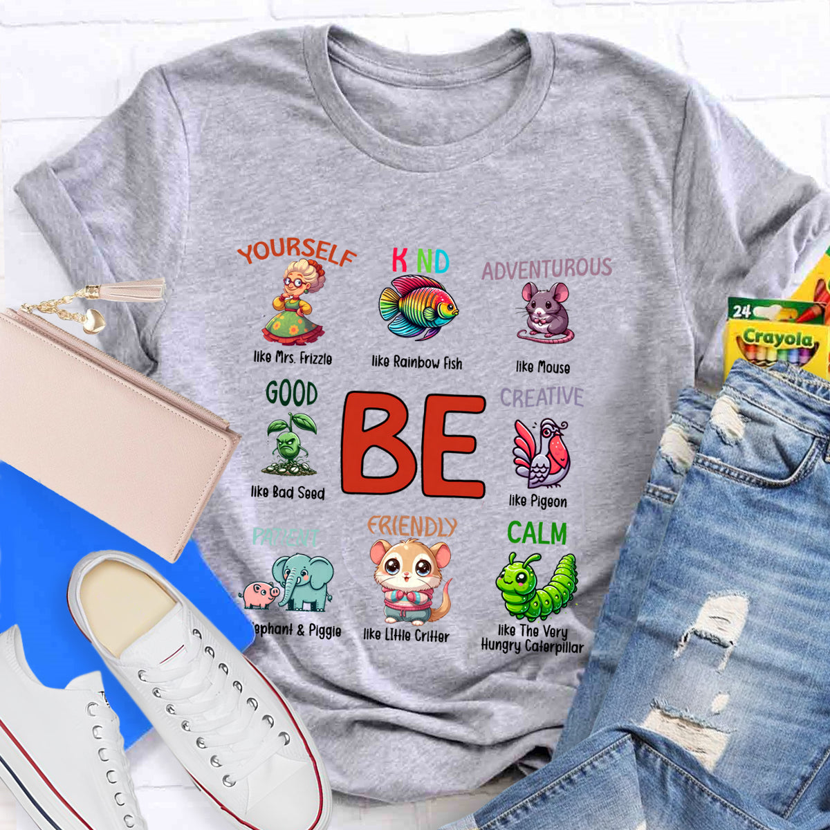 Be Kind Be Yourself I Still Read Children's Books T-Shirt