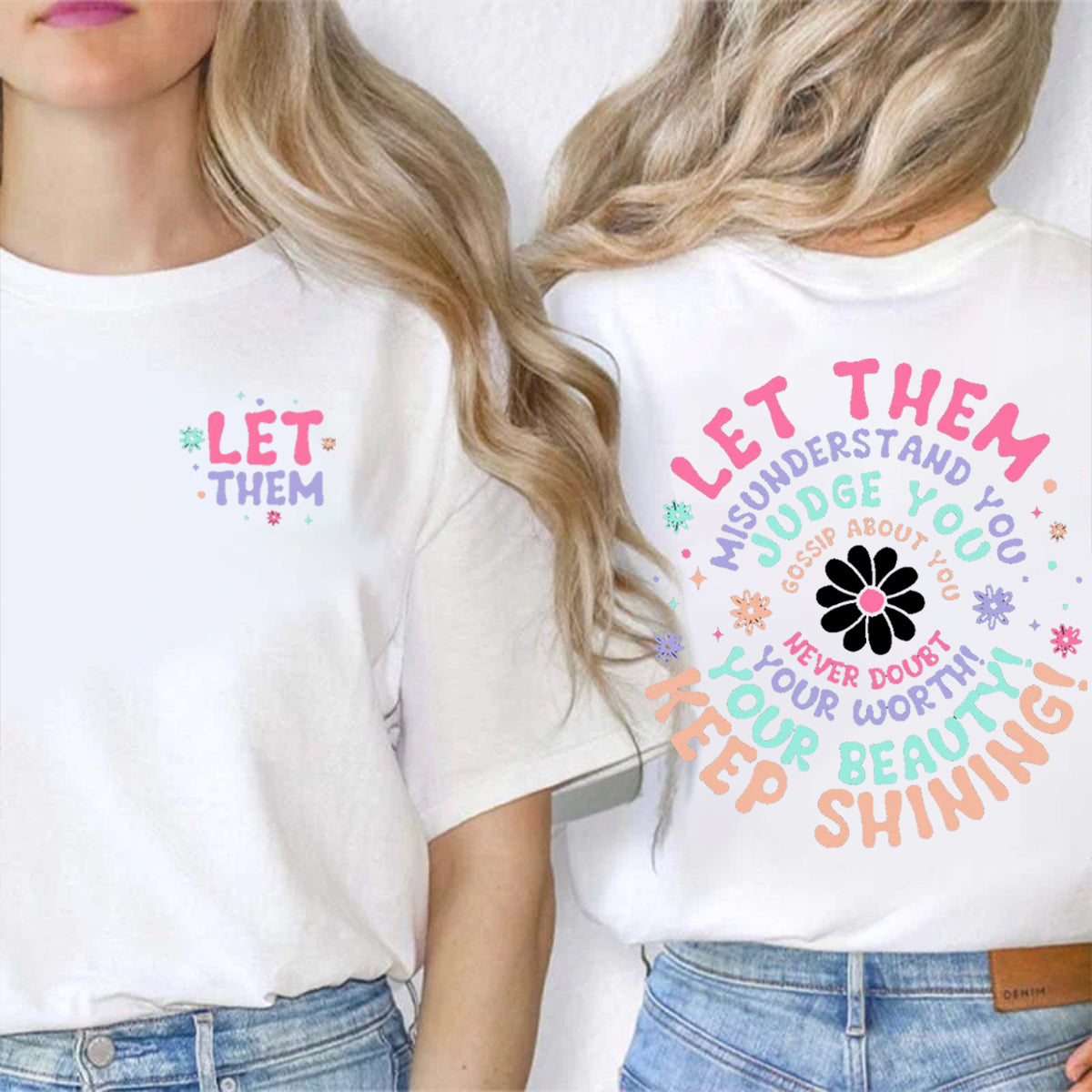 Keep Shining Double Printed T-shirt
