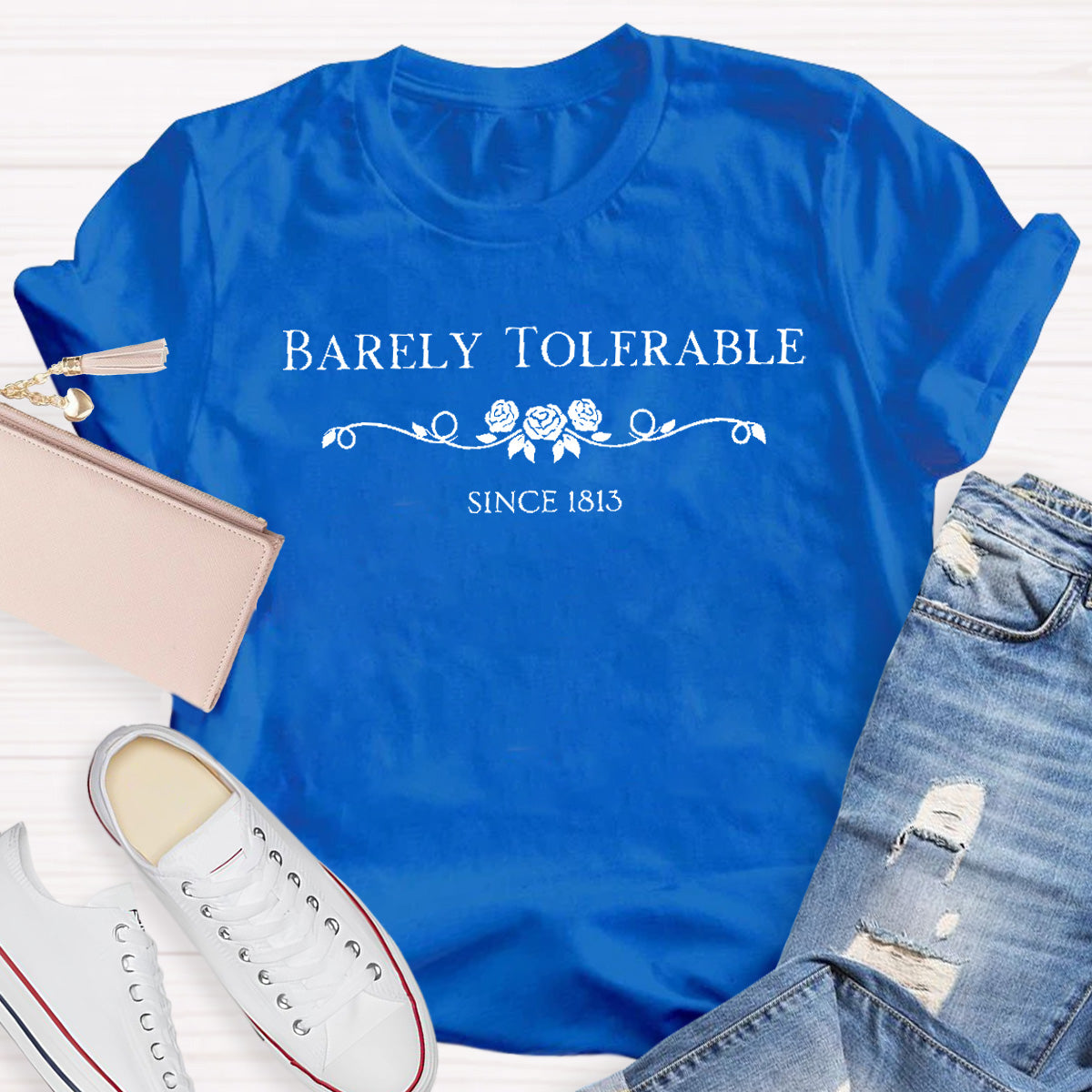 Barely Tolerable Teacher T-Shirt