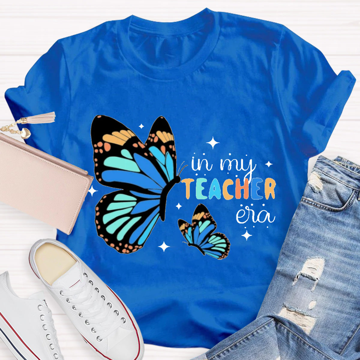 In My Teacher Era Butterfly T-Shirt