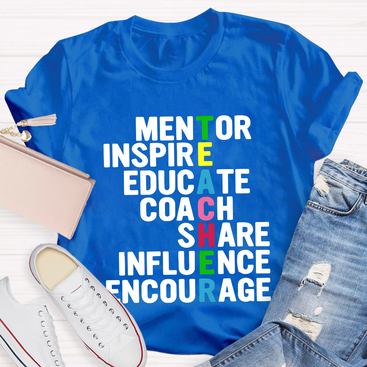 Mentor Inspire Educate Teacher T-Shirt