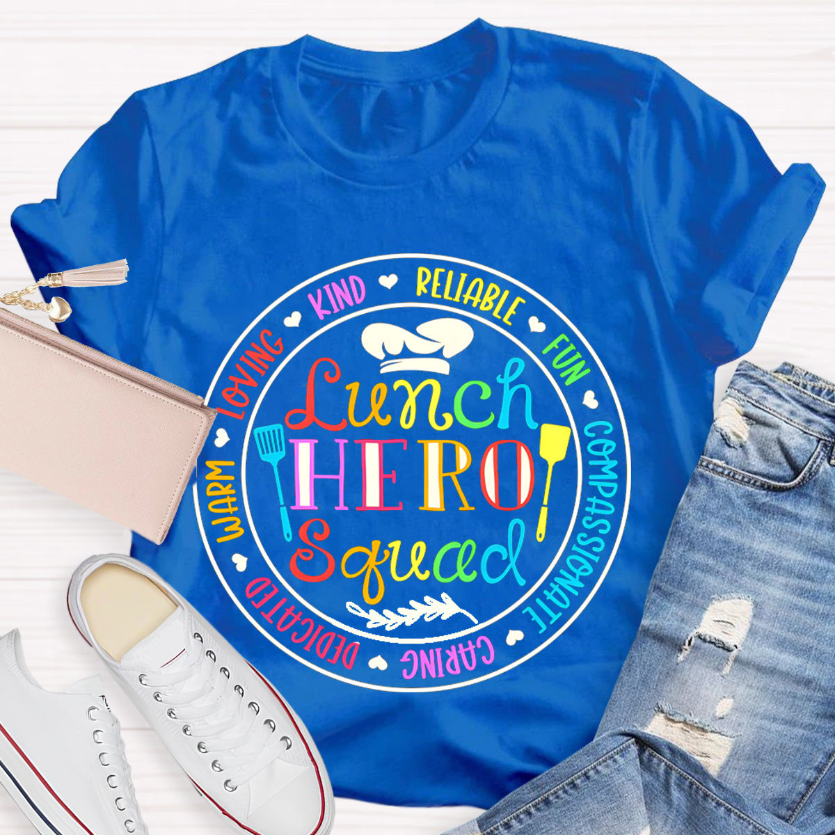 Lunch Hero Squad Warm Loving Kind T-Shirt