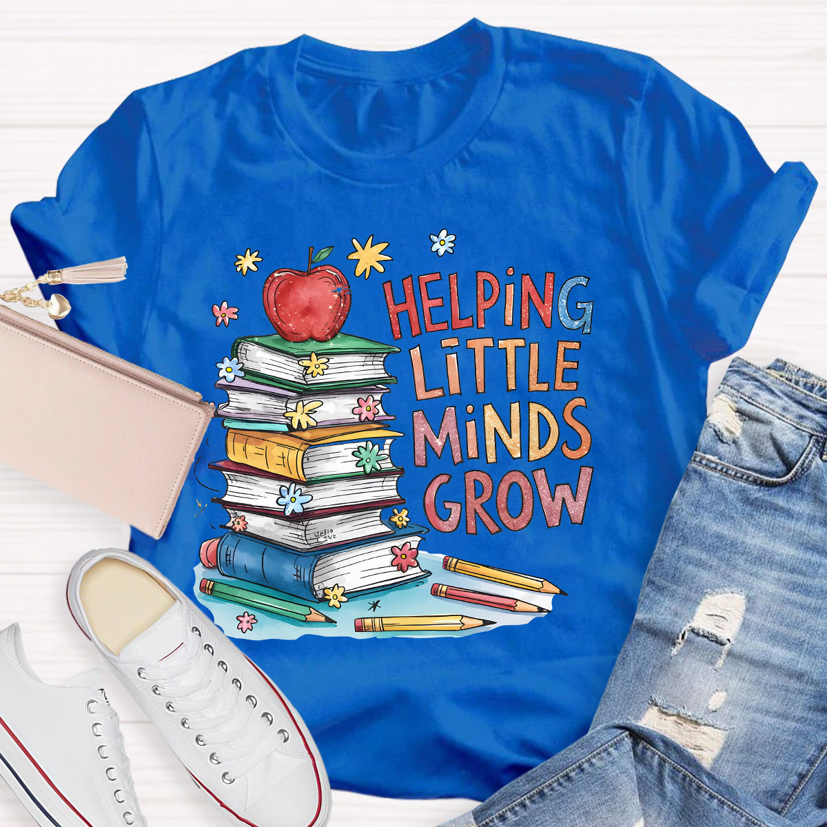 Helping Minds Grow Teacher T-Shirt