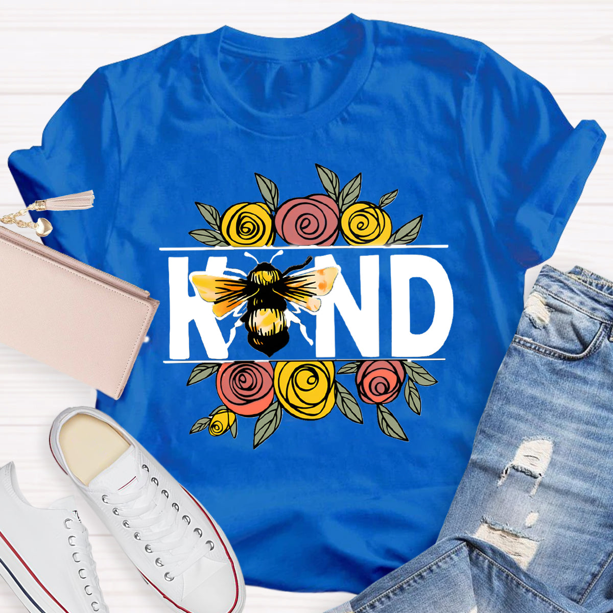 Bee Kind Flowers T-Shirt